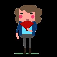 Avatar van de Mirro-module Overgangsklachten. De vrouw wuift zichzelf koelte toe met een waaier.