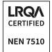 Het logo NEN 7510 certificering.